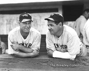 Lou Gehrig and Babe Ruth